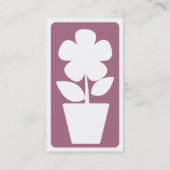 Carte De Visite fleur mod (Dos)