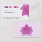 CARTE DE VISITE FLEUR MODERNE ÉLÉGANTE FLEURISTE FLEURS BLANC (Devant / Derrière)