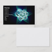 Carte De Visite fleur mystique (Devant / Derrière)