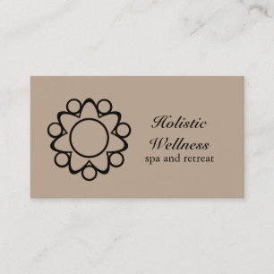 Carte de visite Fleur Pacifique, Latte