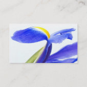 Carte De Visite Fleur pourpre d'iris (Dos)