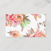 Carte De Visite fleur printanière (Devant)