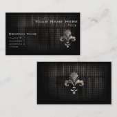 Carte De Visite Fleur rocailleux de lis (Devant / Derrière)