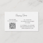 Carte De Visite Fleur Rose or Ethereal (Dos)