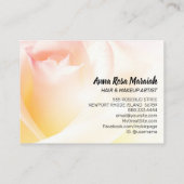 Carte De Visite *~* Fleur Rose rose floral (Dos)