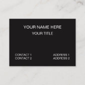 Carte De Visite Fleur rouge (Dos)