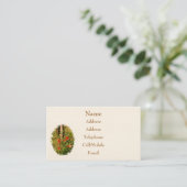 CARTE DE VISITE FLEUR SAUVAGE (Debout devant)