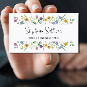 Carte De Visite Fleur sauvage