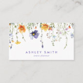 Carte De Visite Fleur sauvage (Devant)