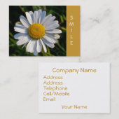 CARTE DE VISITE FLEUR SAUVAGE (Devant / Derrière)