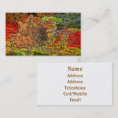 CARTE DE VISITE FLEUR SAUVAGE (Devant / Derrière)