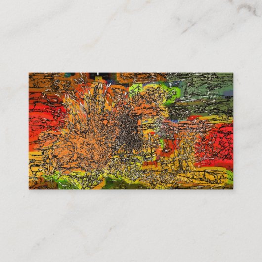 CARTE DE VISITE FLEUR SAUVAGE (Devant)