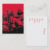 CARTE DE VISITE FLEUR SAUVAGE (Devant / Derrière)