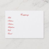 CARTE DE VISITE FLEUR SAUVAGE (Dos)