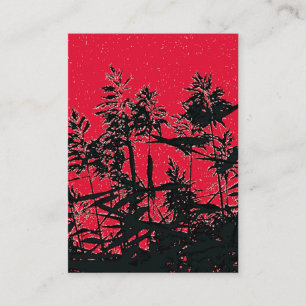 CARTE DE VISITE FLEUR SAUVAGE