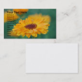 Carte De Visite Fleur sauvage (Devant / Derrière)