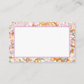 Carte De Visite Fleur sauvage de la marguerite australienne (Dos)