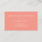 Carte De Visite Fleur sauvage de plage (Dos)