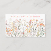 Carte De Visite Fleur sauvage de plage (Devant)