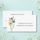 Carte de visite Fleur sauvage mariage Et Planifica