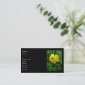 Carte De Visite Fleur sauvage - papillon (Debout devant)