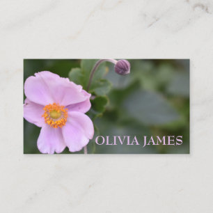 Carte De Visite Fleur violet rose Floral Nature Jardin Photographi