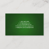 Carte De Visite Fleur Yin Yang Lotus - Marbre noir et blanc (Dos)