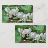 Carte de visite fleurissant de défenseur de la (Devant / Derrière)