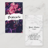 Carte de visite fleuriste (Devant / Derrière)