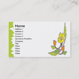 Carte de visite fleuriste