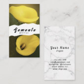 Carte de visite fleuriste (Devant / Derrière)