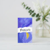 Carte de visite fleuriste (Debout devant)