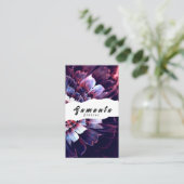 Carte de visite fleuriste (Debout devant)