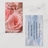 Carte De Visite Fleuriste (Devant / Derrière)