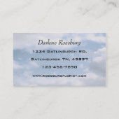 Carte De Visite Fleuriste (Dos)