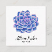 Carte de visite fleuriste (Devant)