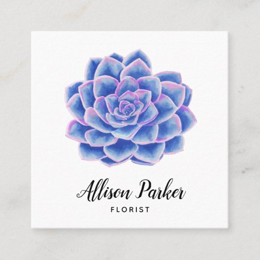 Carte de visite fleuriste (Devant)