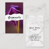 Carte de visite fleuriste (Devant / Derrière)