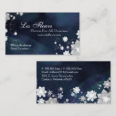 Carte De Visite Fleuriste chic de la Glitterie (Devant / Derrière)