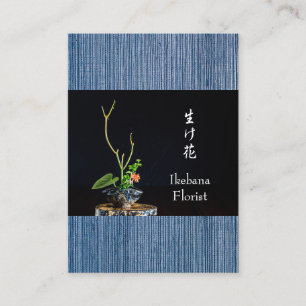 Carte De Visite Fleuriste d'Ikebana