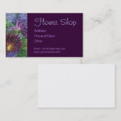 Carte De Visite FLEURISTE par SHARON SHARPE (Devant / Derrière)