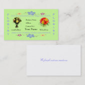 Carte De Visite Fleuristes (Devant / Derrière)