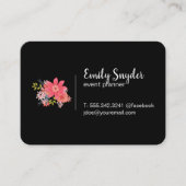 Carte De Visite Fleurs (Devant)