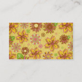 Carte De Visite Fleurs (Dos)