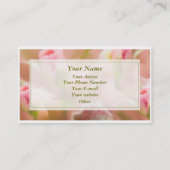 Carte De Visite Fleurs (Dos)