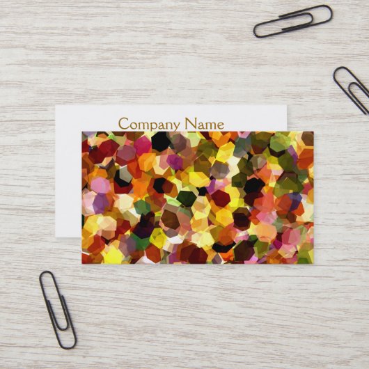 CARTE DE VISITE FLEURS (Devant/Arrière en situation)