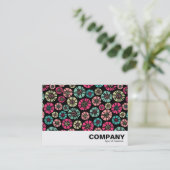 Carte De Visite Fleurs Abstraites 031023 (Debout devant)