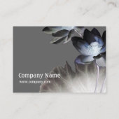 Carte De Visite Fleurs artistiques de Lotus (Dos)