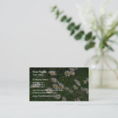 Carte De Visite fleurs blanches de l'Oxeye (Debout devant)