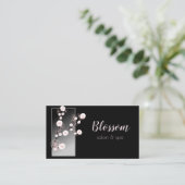 Carte De Visite Fleurs cerises (Debout devant)